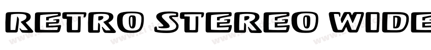 Retro Stereo Wide字体转换